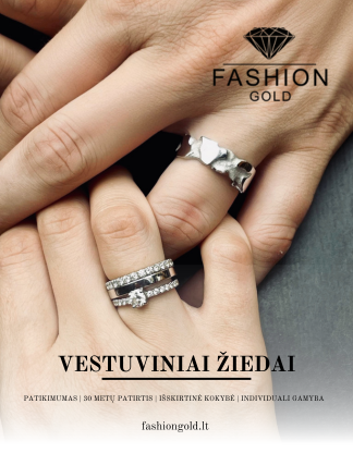 Fashion Gold vestuviniai žiedai